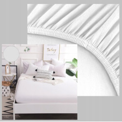 Prestieradlo úpletové biele