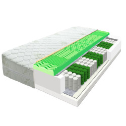 ZEUS Aloe Vera 21 cm Ortopedický Taštičkový masážny matrac