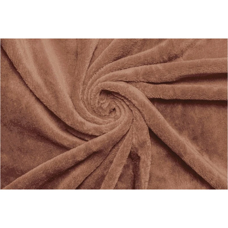 Mikroplyšová plachta oříšková – 90×200 cm