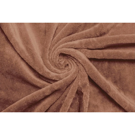 Mikroplyšová plachta oříšková – 90×200 cm