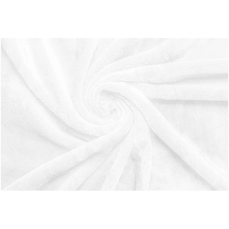 Mikroplyšová plachta biela – 180×200 cm