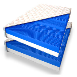 Masáž Relax 17 cm Ortopedický sendvičový  masážny matrac 1+1